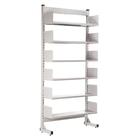 Estante Biblioteca De Parede Com 06 Bandejas - 1,98x0,92x0,30