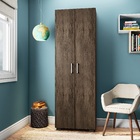 Estante Branco De Madeira Sala 5 Prateleiras E Portas Avelã