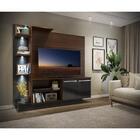 Estante C/ 3 Leds Painel Tv 55" E 2 Portas Dallas Multimóveis