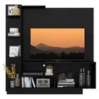 Estante C/ Painel Tv 55" E 2 Portas Denver Multimóveis Preto/