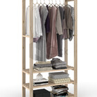 Estante Cabideiro Organizador  Decorativa Madeira Moderna Rus