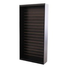 Estante Canaletada 100% Mdf Preto - Suprema Móveis