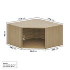 Estante Canto Oblíquo 40cm Módulo Frame Cabecasa Madeiraorigi