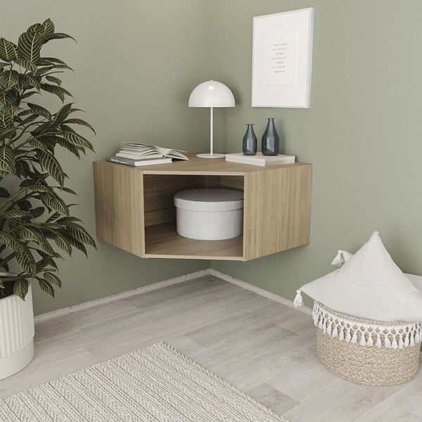 Estante Canto Oblíquo 40cm Módulo Frame Cabecasa Madeiraorigi