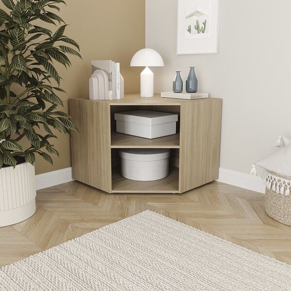 Estante Canto Oblíquo 60cm Módulo Frame Cabecasa Madeiraorigi