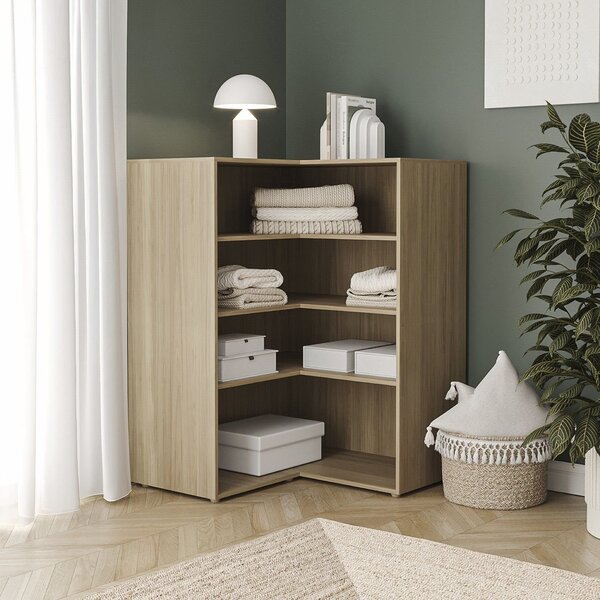 Estante Canto Reto 120cm Módulo Frame Cabecasa Madeiraorigina