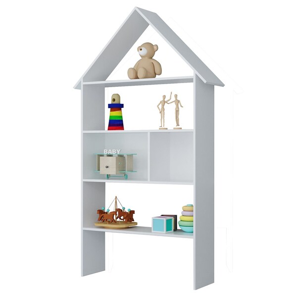 Estante Casinha Infantil Organizadora 4 Prateleiras Candy L03