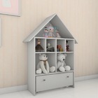 Estante Casinha Infantil Organizadora Candy C/ Nichos E Gaveta