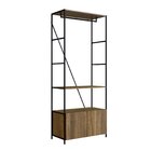 Estante Closet 2 Portas 1 Prateleiras 1 Cabideiro Sw018  Pret