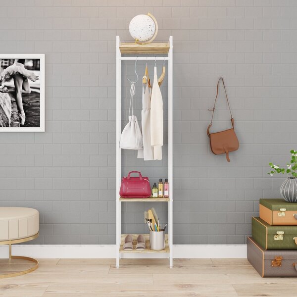 Estante Closet Arara 187x45cm 3 Prateleiras Active Yescasa Ca