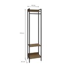 Estante Closet Arara 187x45cm 3 Prateleiras Active Yescasa Lâ