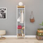 Estante Closet Arara 187x45cm 3 Prateleiras Active Yescasa Lâ