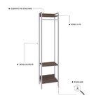 Estante Closet Arara 187x45cm 3 Prateleiras Active Yescasa No