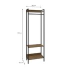 Estante Closet Arara 187x60cm 3 Prateleiras Active Yescasa Lâ