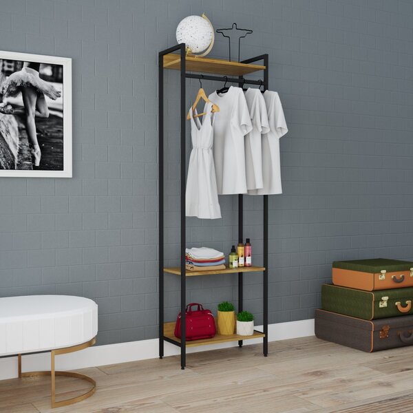 Estante Closet Arara 187x60cm 3 Prateleiras Active Yescasa Lâ