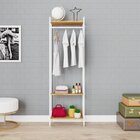 Estante Closet Arara 187x60cm 3 Prateleiras Active Yescasa Lâ