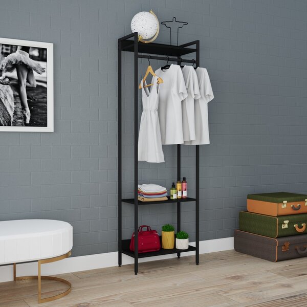 Estante Closet Arara 187x60cm 3 Prateleiras Active Yescasa Pr