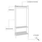 Estante Closet Arara 187x80cm 3 Prateleiras Active Yescasa Br