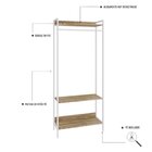 Estante Closet Arara 187x80cm 3 Prateleiras Active Yescasa Ca