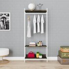 Estante Closet Arara 187x80cm 3 Prateleiras Active Yescasa Ca