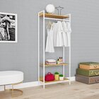 Estante Closet Arara 187x80cm 3 Prateleiras Active Yescasa Lâ
