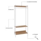 Estante Closet Arara 187x80cm 3 Prateleiras Active Yescasa Lâ
