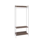 Estante Closet Arara 187x80cm 3 Prateleiras Active Yescasa No