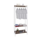 Estante Closet Arara 187x80cm 3 Prateleiras Active Yescasa No