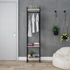 Estante Closet Arara 45x30x187cm C/03 Prateleiras Amadeirado