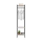 Estante Closet Arara 45x30x187cm C/03 Prateleiras Amadeirado