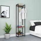 Estante Closet Arara 45x30x187cm C/03 Prateleiras Amadeirado