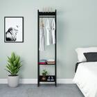 Estante Closet Arara 45x30x187cm C/03 Prateleiras Amadeirado