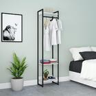 Estante Closet Arara 45x30x187cm C/03 Prateleiras Amadeirado