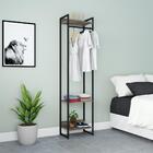 Estante Closet Arara 45x30x187cm C/03 Prateleiras Amadeirado