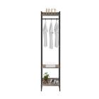 Estante Closet Arara 45x30x187cm C/03 Prateleiras Amadeirado