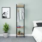 Estante Closet Arara 45x30x187cm C/03 Prateleiras Amadeirado