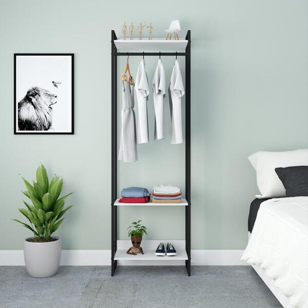 Estante Closet Arara 60x30x187cm C/03 Prateleiras Amadeirados