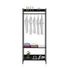 Estante Closet Arara 80x30x187cm C/03 Prateleiras Branco Ches