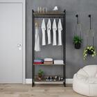 Estante Closet Arara 80x30x187cm C/03 Prateleiras Branco Ches