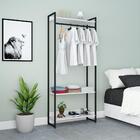Estante Closet Arara 80x30x187cm C/03 Prateleiras Branco Ches