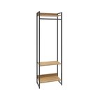 Estante Closet Arara Industrial 3 Prateleiras 187x60cm Dynami