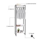 Estante Closet Arara Industrial 3 Prateleiras 187x60cm Dynami