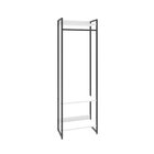 Estante Closet Arara Industrial 3 Prateleiras 187x60cm Dynami