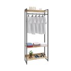 Estante Closet Arara Industrial 3 Prateleiras 187x80cm Dynami