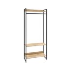 Estante Closet Arara Industrial 3 Prateleiras 187x80cm Dynami