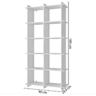 Estante Closet Encaixe Com 10 Nichos Brv - Branco