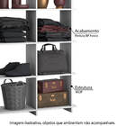 Estante Closet Encaixe Com 10 Nichos Brv - Branco