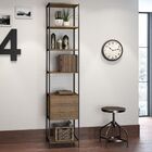 Estante Closet Industrial Com 8 Gavetas  - Carvalho/preto