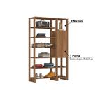 Estante Closet Yes 120cm Com 1 Porta E 9 Nichos - Montana