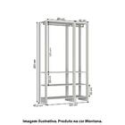 Estante Closet Yes 120cm Com 2 Cabideiros - Montana